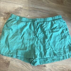 Universal Thread Green Athletic Shorts Elastic Waist